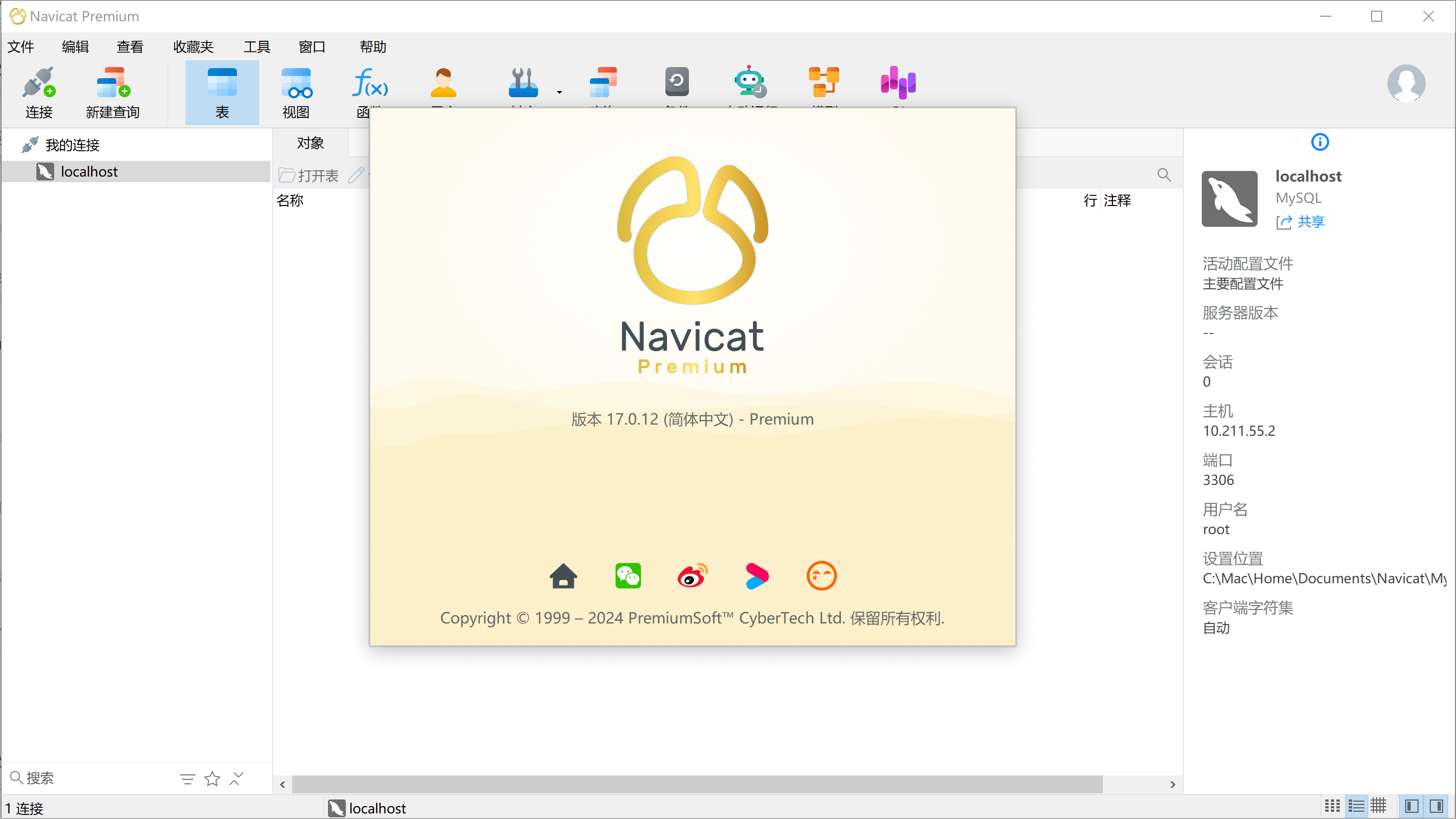 Navicat 17.0.12 windows版 专业版 绿色版 便携版 无需安装， 无需破解