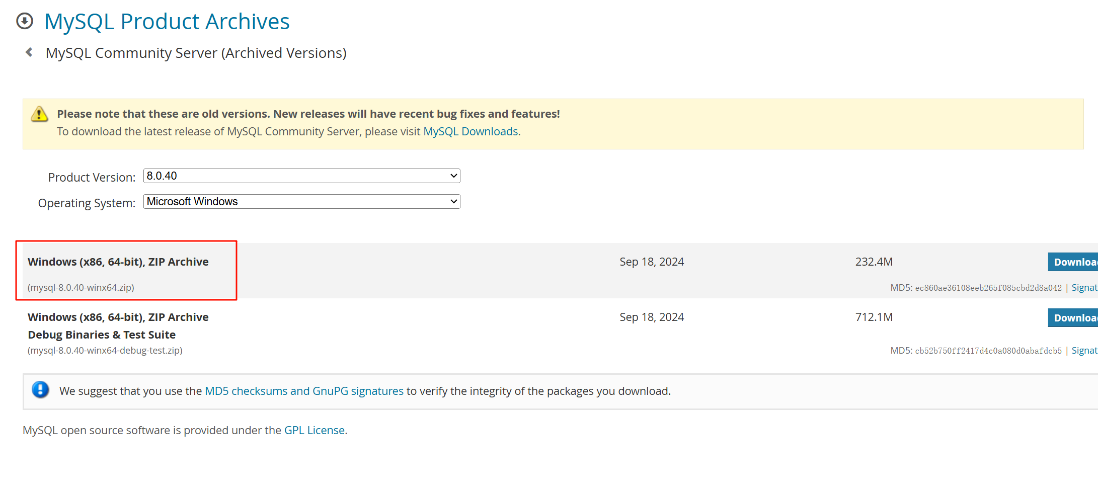 如何在Windows上安装MySQL server